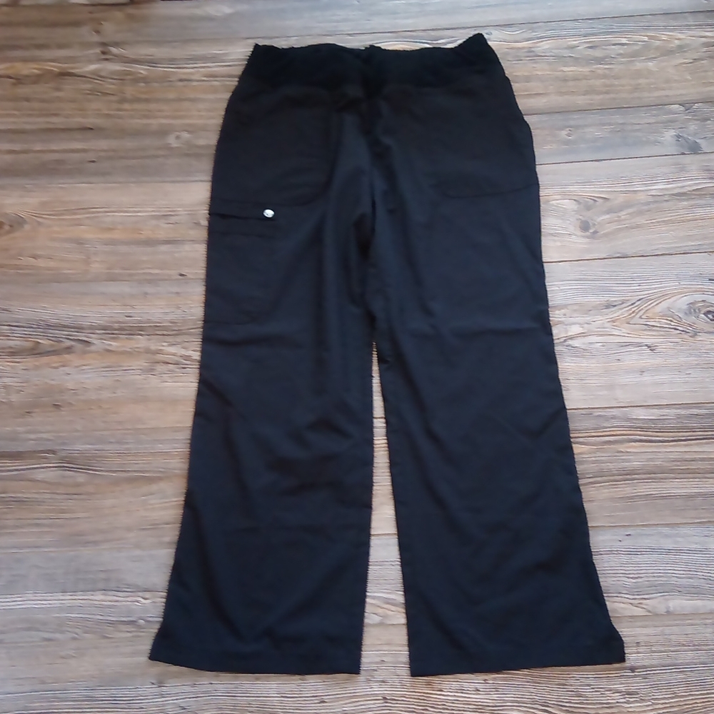 Solid Black Stretchy Flowy Comfy Versatile Silky … - image 2